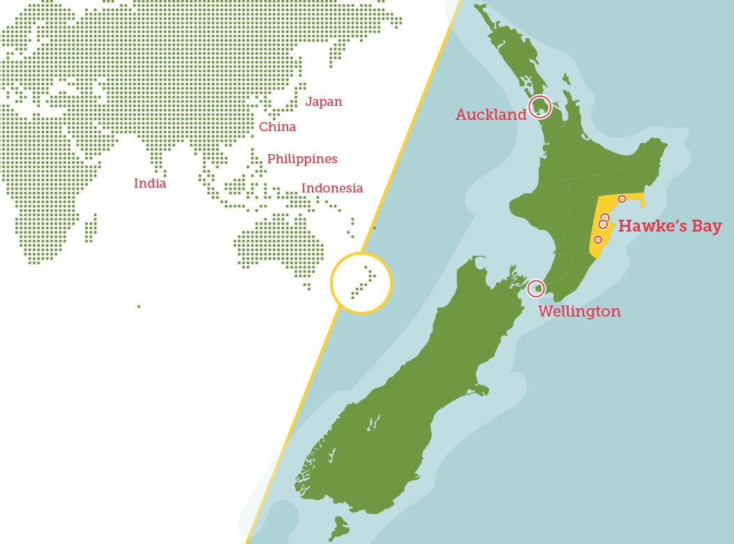 Napier New Zealand Map Learning Hawke's Bay | Destination Hawke's Bay